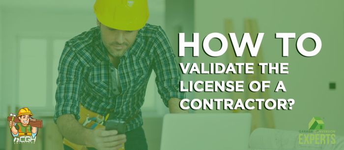 How to Validate the License of a Contractor - ﻿﻿CGH Solutions®
